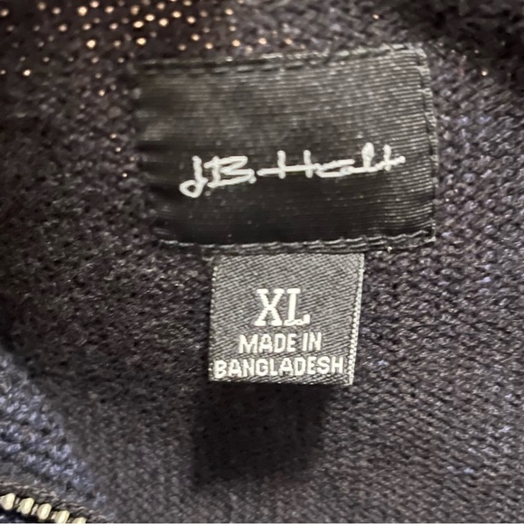 Buckle JB Holt Jaxon Quarter Zip Mock Neck Sweater Blue Size XL - Picture 11 of 13